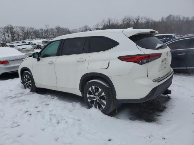 5TDGZRBH4MS135321 - 2021 TOYOTA HIGHLANDER XLE 白色 照片 2