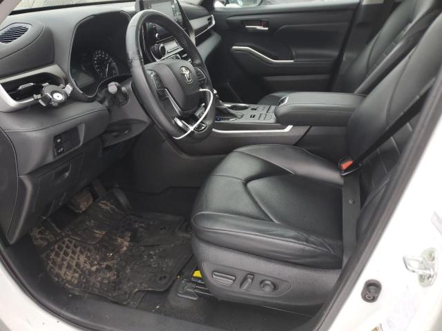 5TDGZRBH4MS135321 - 2021 TOYOTA HIGHLANDER XLE 白色 照片 7