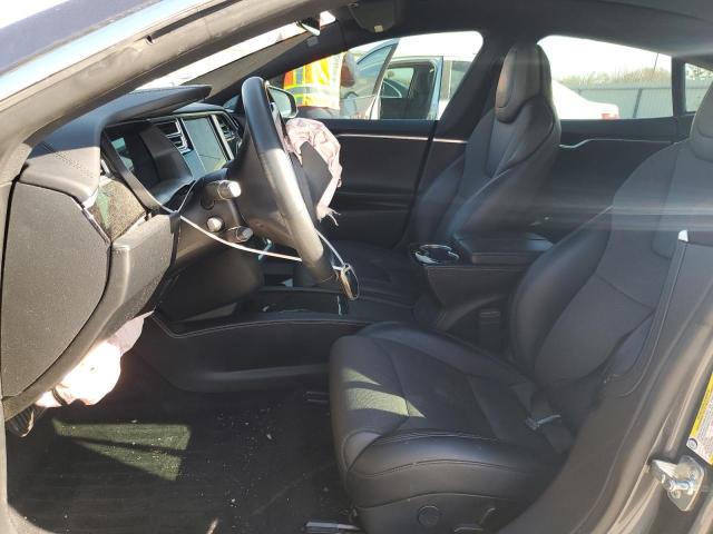 5YJSA1E19HF228122 - 2017 TESLA MODEL S CHARCOAL photo 7