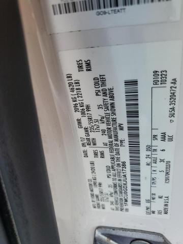 1FMCU0GDXJUA17386 - 2018 FORD ESCAPE SE Ақ фото 14