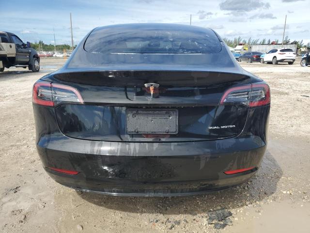 5YJ3E1EB6MF983708 - 2021 TESLA MODEL 3 Schwarz Foto 6