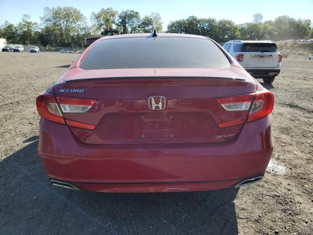 1HGCV1F37MA082087 - 2021 HONDA ACCORD SPORT RED photo 6