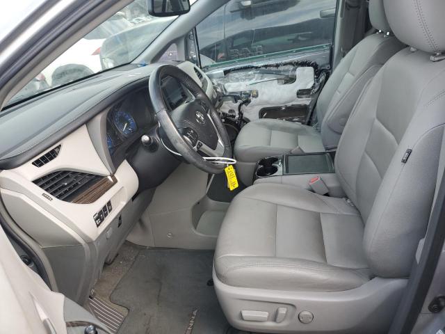 5TDYK3DCXGS748698 - 2016 TOYOTA SIENNA XLE GRAY photo 7