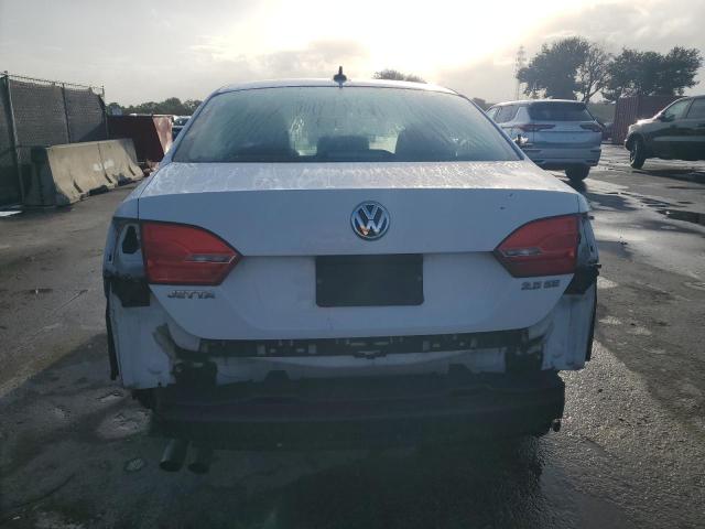 3VWDP7AJXCM318543 - 2012 VOLKSWAGEN JETTA SE WHITE photo 6