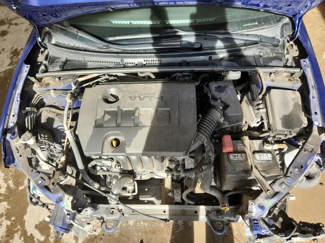 2T1BURHE5KC188587 - 2019 TOYOTA COROLLA L ლურჯი ფოტო 11