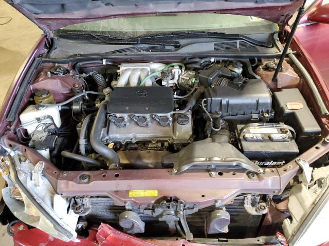4T1BF32K62U015519 - 2002 TOYOTA CAMRY LE MAROON photo 11