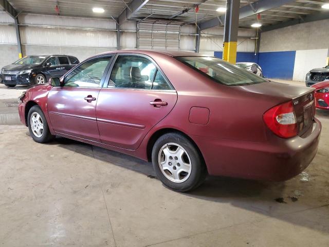 4T1BF32K62U015519 - 2002 TOYOTA CAMRY LE MAROON photo 2