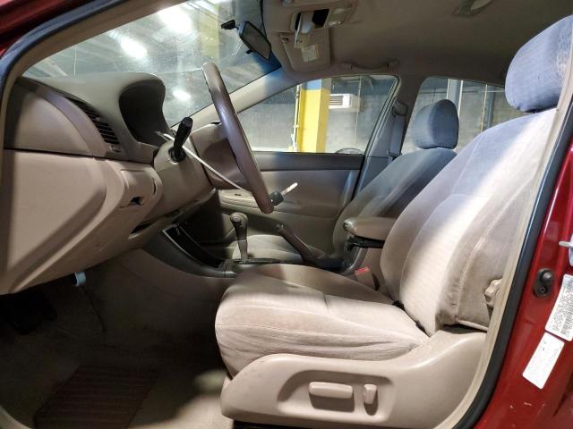 4T1BF32K62U015519 - 2002 TOYOTA CAMRY LE MAROON photo 7