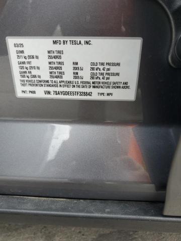 7SAYGDEE5TF328842 - 2026 TESLA MODEL Y Մոխրագույն լուսանկար 13