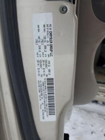 2C4RC1CG5CR413880 - 2012 CHRYSLER TOWN & COU TOURING L BEIGE photo 13