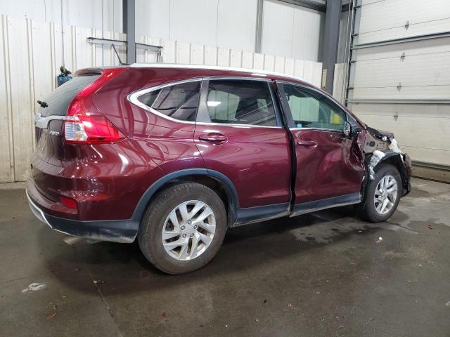 5J6RM4H73GL012411 - 2016 HONDA CR-V EXL MAROON photo 3