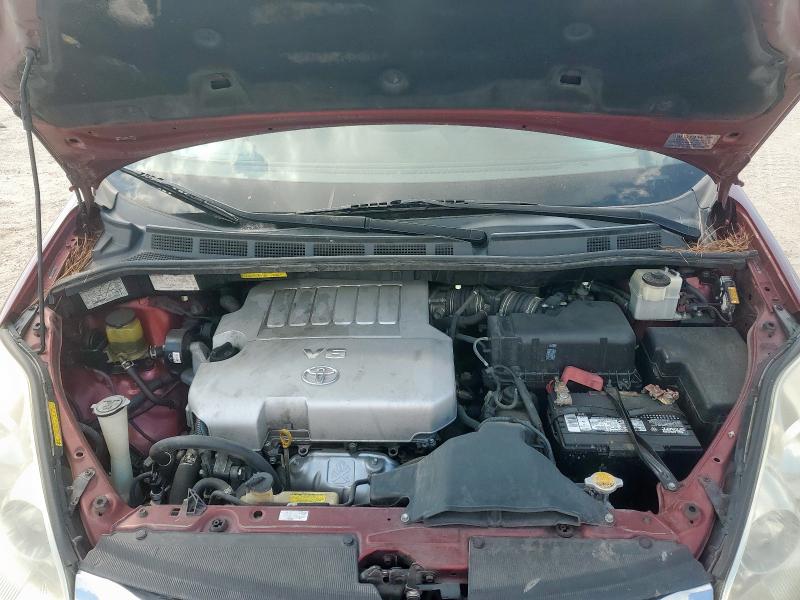 5TDZK22C77S085768 - 2007 TOYOTA SIENNA XLE Бордовый фото 11