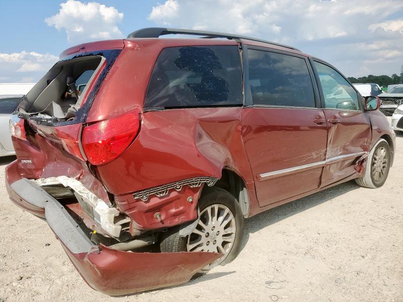 5TDZK22C77S085768 - 2007 TOYOTA SIENNA XLE Бордовый фото 3