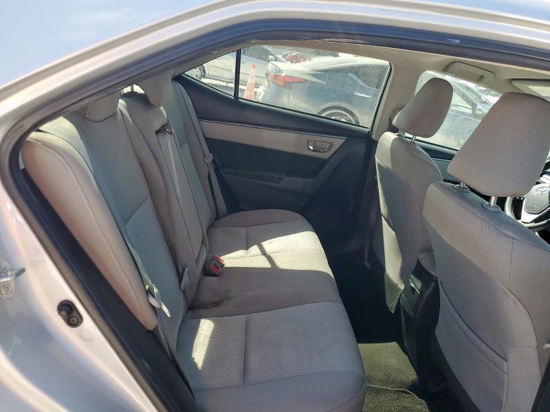 2T1BURHE8GC711804 - 2016 TOYOTA COROLLA L SILVER photo 10