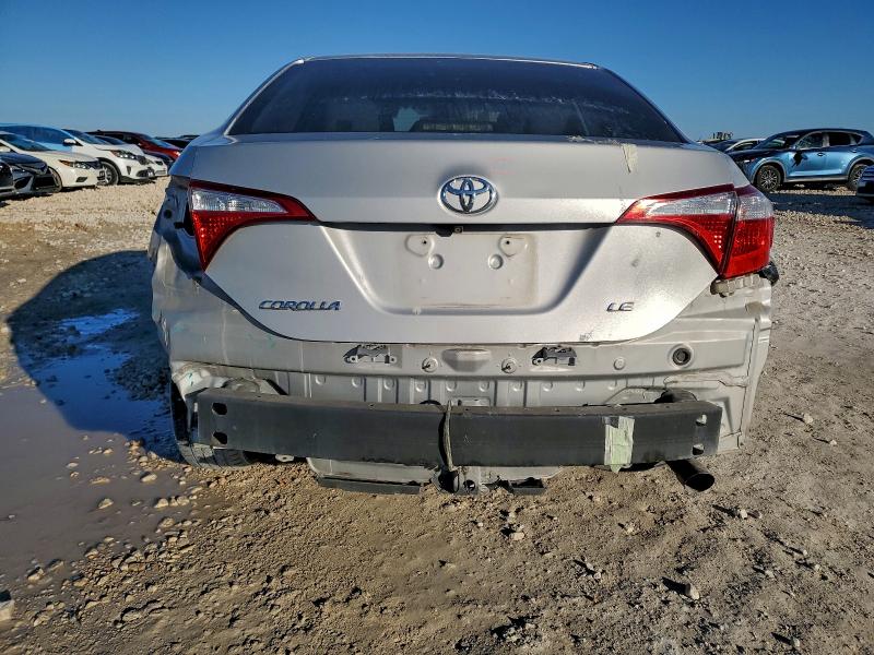 2T1BURHE8GC711804 - 2016 TOYOTA COROLLA L SILVER photo 6