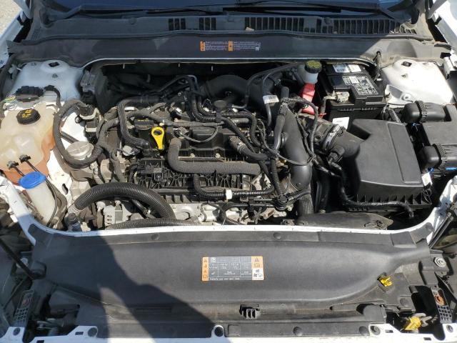 3FA6P0HD7KR175478 - 2019 FORD FUSION SE WHITE photo 11