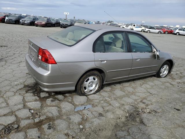 JHMES966X4S004193 - 2004 HONDA CIVIC HYBRID Золотий фото 3