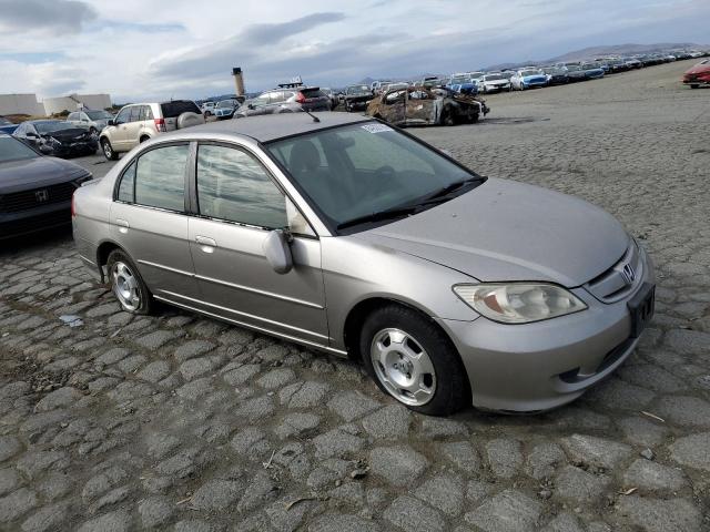 JHMES966X4S004193 - 2004 HONDA CIVIC HYBRID Золотий фото 4
