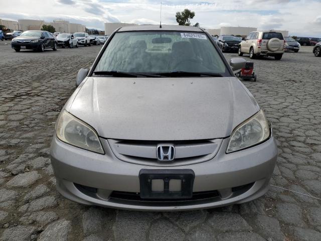 JHMES966X4S004193 - 2004 HONDA CIVIC HYBRID Золотий фото 5