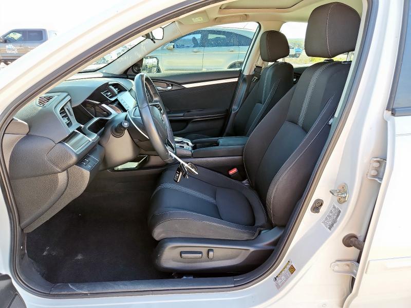 19XFC1F38KE006874 - 2019 HONDA CIVIC EX Սպիտակ լուսանկար 7