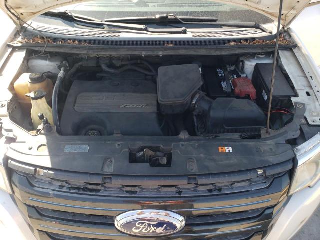 2FMDK4AK6BBA45234 - 2011 FORD EDGE SPORT WHITE photo 12