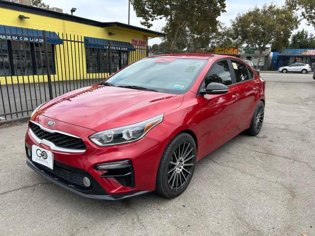 3KPF24AD7ME382201 - 2021 KIA FORTE FE MAROON photo 2