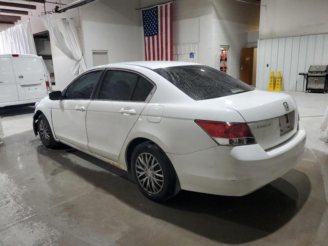 1HGCP26359A029878 - 2009 HONDA ACCORD LX WHITE photo 2