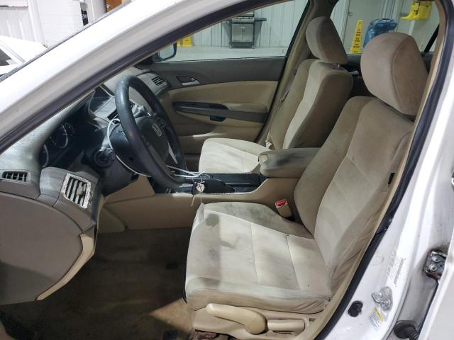 1HGCP26359A029878 - 2009 HONDA ACCORD LX WHITE photo 7