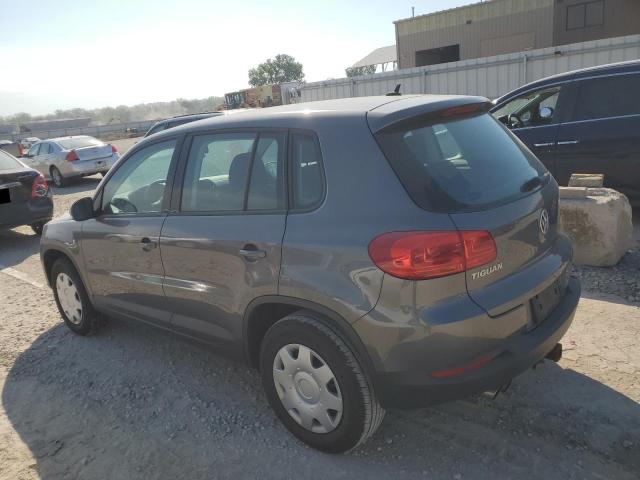 WVGCV7AX6CW003145 - 2012 VOLKSWAGEN TIGUAN S GRAY photo 2