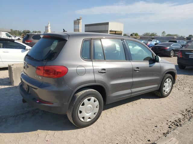 WVGCV7AX6CW003145 - 2012 VOLKSWAGEN TIGUAN S GRAY photo 3
