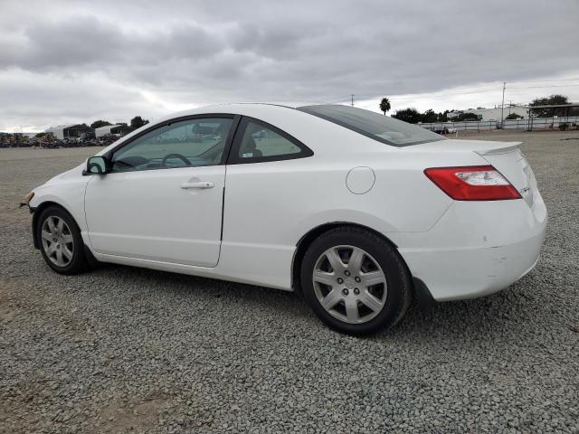 2HGFG12637H570790 - 2007 HONDA CIVIC LX WHITE photo 2