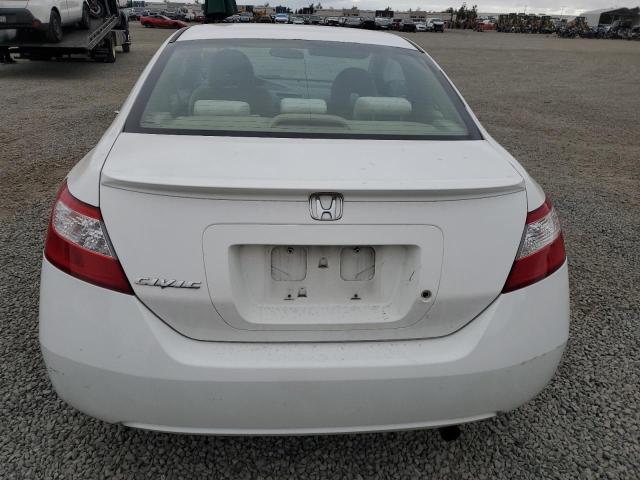 2HGFG12637H570790 - 2007 HONDA CIVIC LX WHITE photo 6