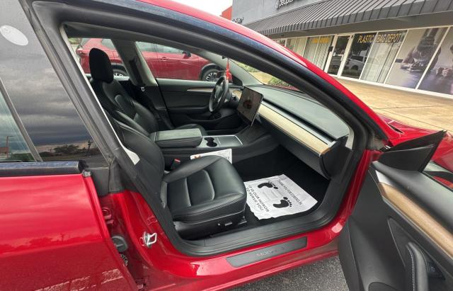 5YJ3E1EB5NF288878 - 2022 TESLA MODEL 3 RED photo 5
