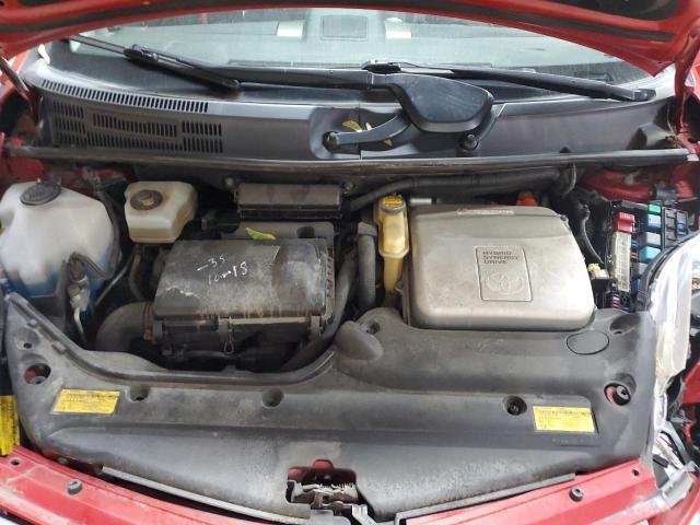 JTDKB20U567519353 - 2006 TOYOTA PRIUS BURGUNDY photo 11