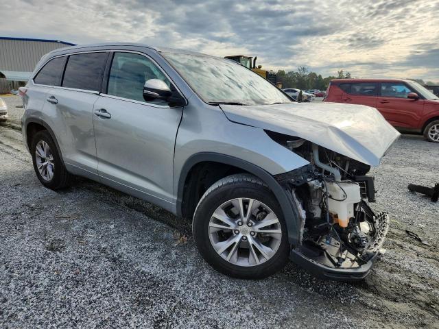 5TDKKRFH5ES021841 - 2014 TOYOTA HIGHLANDER XLE SILVER photo 4