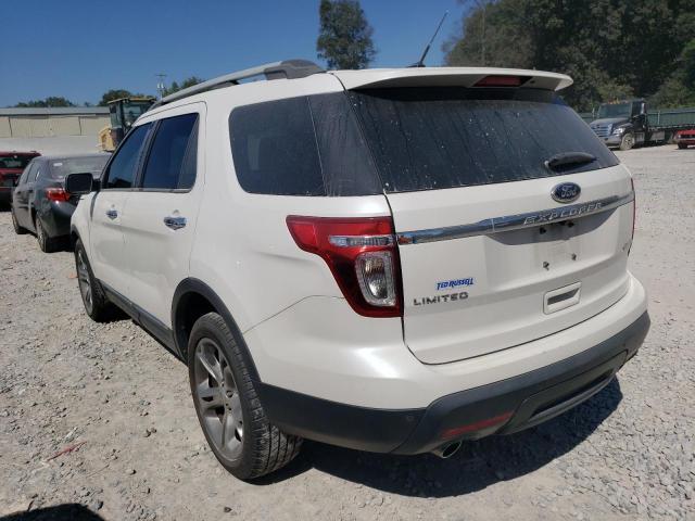 1FM5K7F82DGA61414 - 2013 FORD EXPLORER LIMITED WHITE photo 2