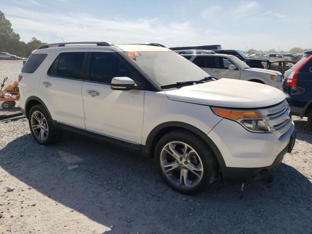 1FM5K7F82DGA61414 - 2013 FORD EXPLORER LIMITED WHITE photo 4