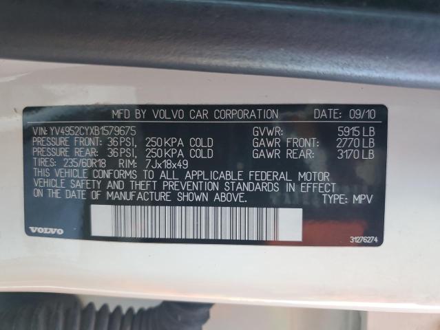 YV4952CYXB1579675 - 2011 VOLVO XC90 3.2 თეთრი ფოტო 14
