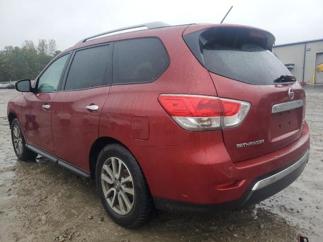 5N1AR2MM7EC664896 - 2014 NISSAN PATHFINDER S RED photo 2