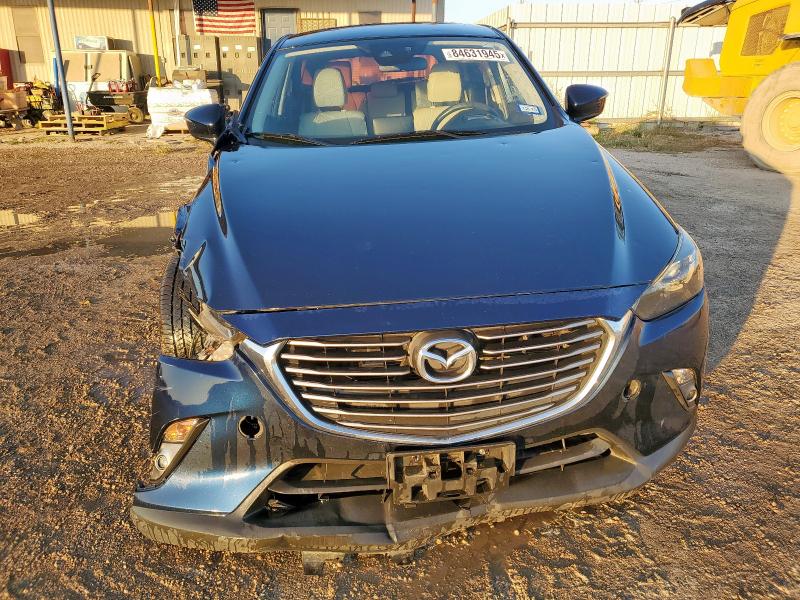 JM1DKDD71J0301856 - 2018 MAZDA CX-3 GRAND TOURING BLUE photo 5