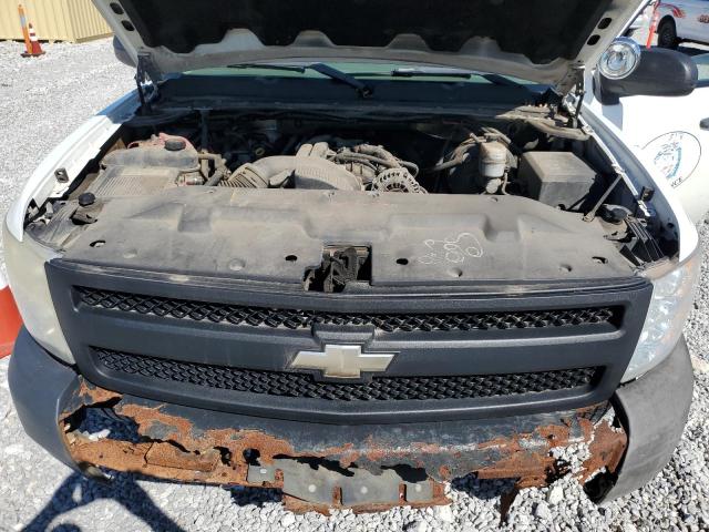 1GCEC14J27Z630050 - 2007 CHEVROLET SILVERADO C1500 თეთრი ფოტო 11