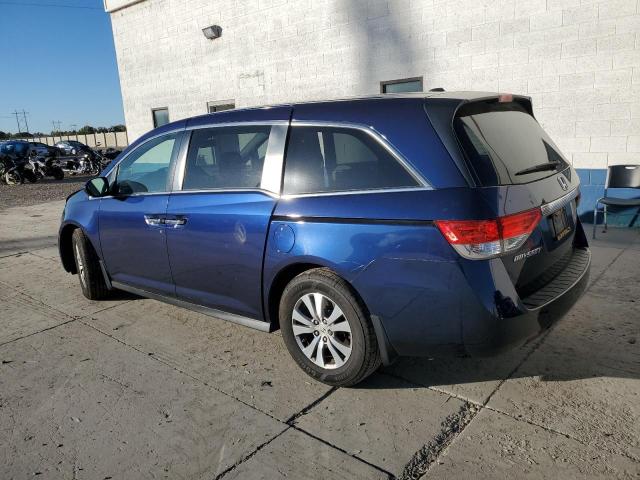 5FNRL5H69GB038942 - 2016 HONDA ODYSSEY EXL BLUE photo 2