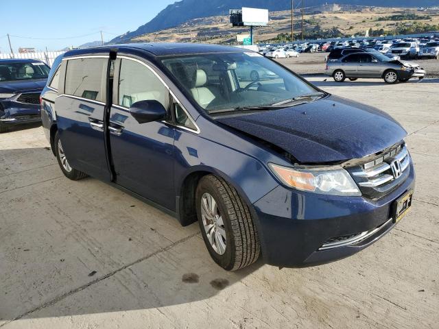 5FNRL5H69GB038942 - 2016 HONDA ODYSSEY EXL BLUE photo 4