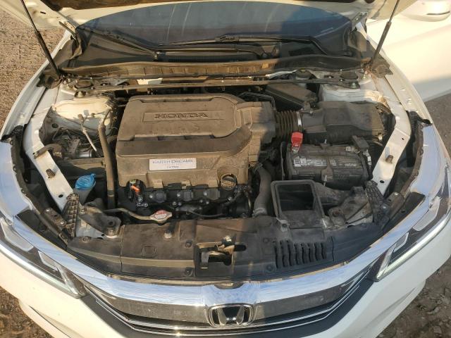 1HGCR3F85GA013690 - 2016 HONDA ACCORD EXL WHITE photo 11