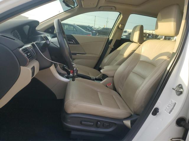 1HGCR3F85GA013690 - 2016 HONDA ACCORD EXL WHITE photo 7