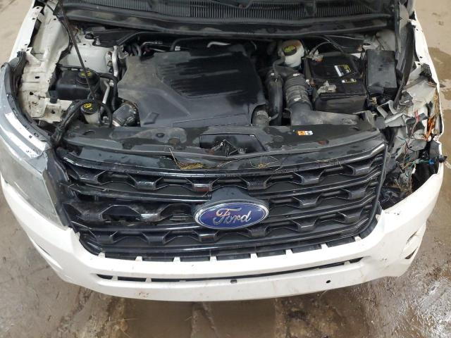 1FM5K8GT0HGA95544 - 2017 FORD EXPLORER SPORT Blanc photo 12