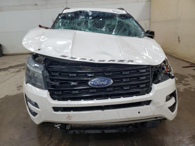 1FM5K8GT0HGA95544 - 2017 FORD EXPLORER SPORT Blanc photo 5