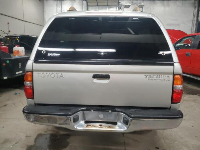 5TEGN92N04Z310457 - 2004 TOYOTA TACOMA DOUBLE CAB PRERUNNER SILVER photo 6