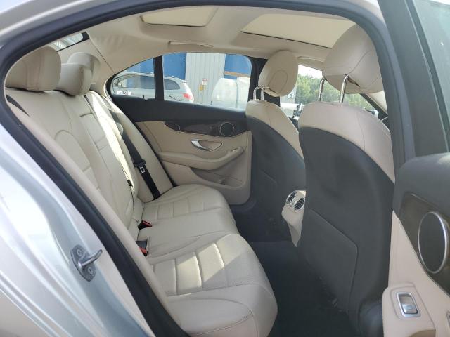 55SWF4KB2HU224901 - 2017 MERCEDES-BENZ C 300 4MATIC SILVER photo 10