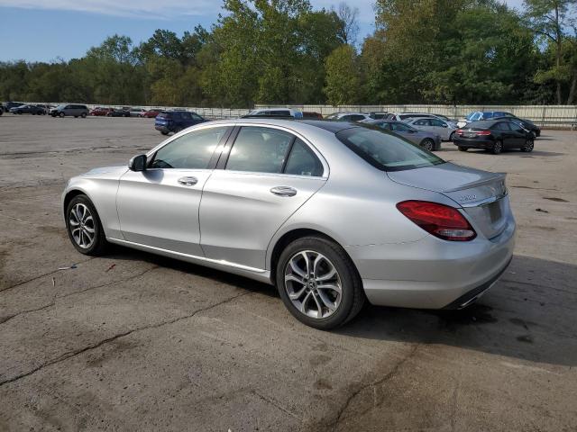 55SWF4KB2HU224901 - 2017 MERCEDES-BENZ C 300 4MATIC SILVER photo 2